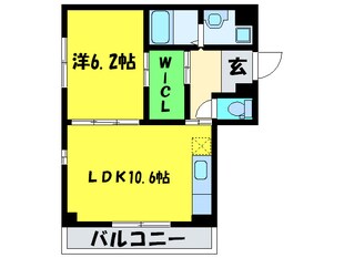 ユ－ヴェＳⅡの物件間取画像